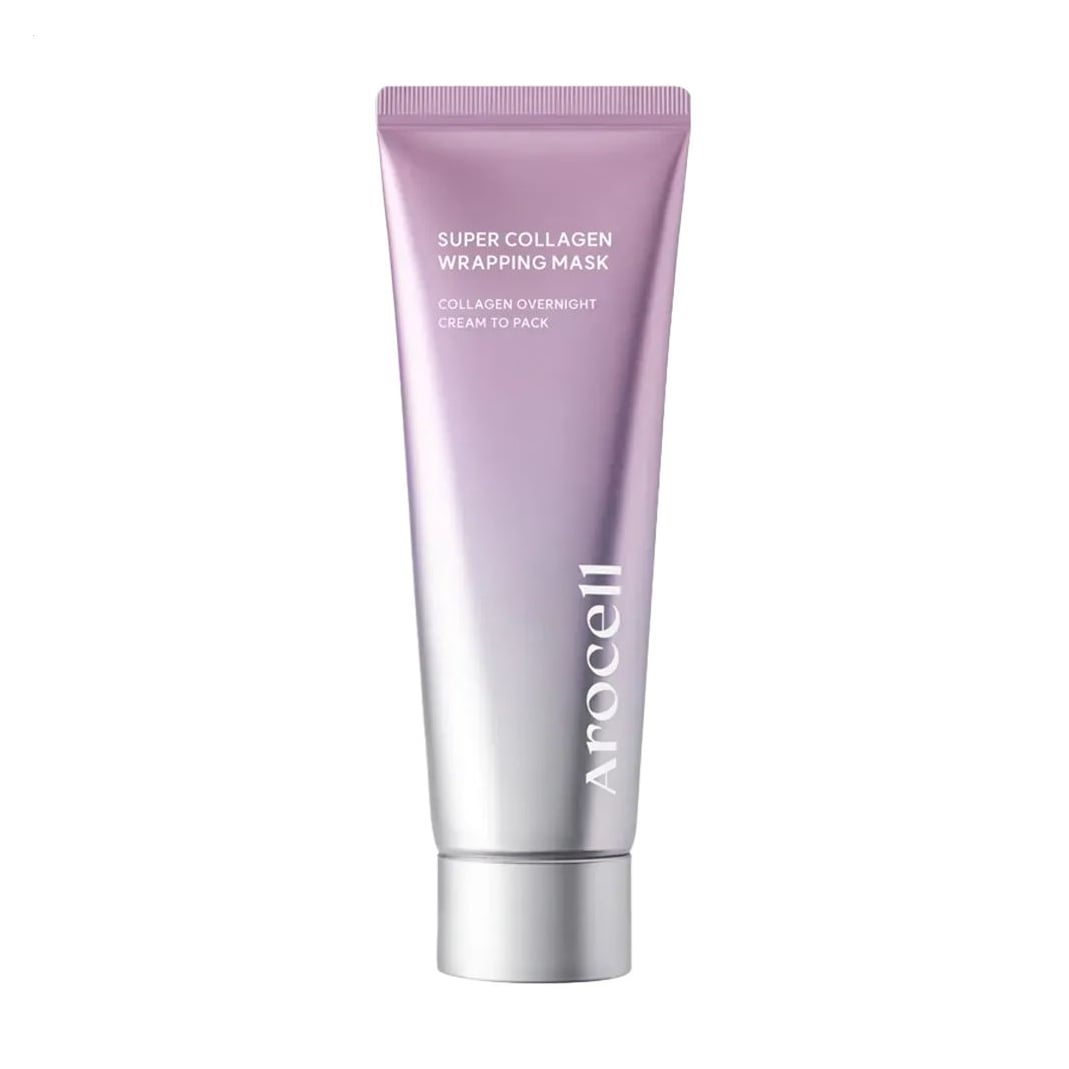 Зволожувальна маска-плівка для обличчя Arocell Super Collagen Wrapping Mask з колагеном, 80 мл
